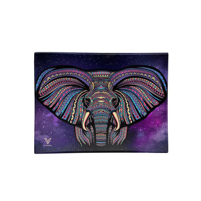 Small Glass Rolling Tray - Elephant-Turning Point Brands Canada