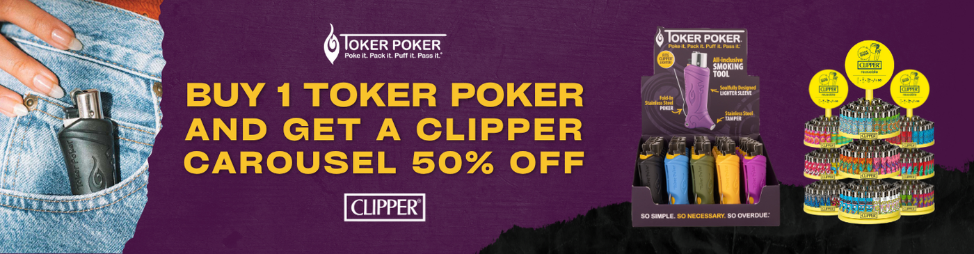 Buy Clipper Toker Poker, Get Clipper Caroussel 50% Off