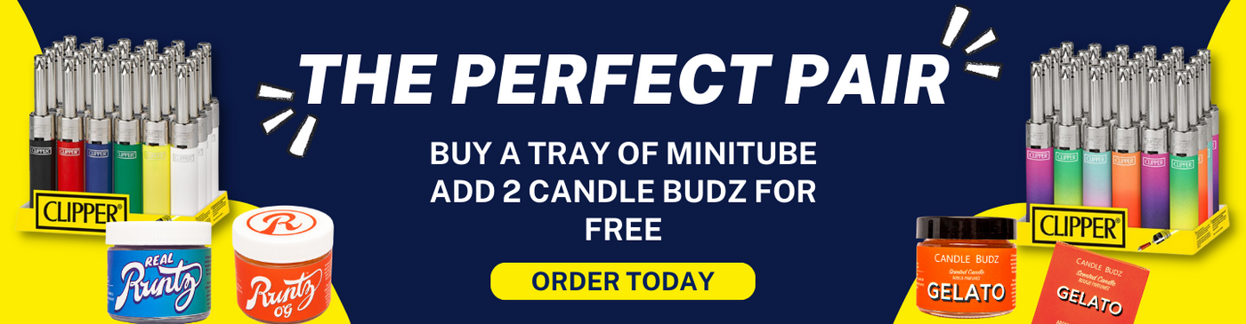 Sale: Buy 1 Minitube Carton, Add 2 Candle Budz for $0.00
