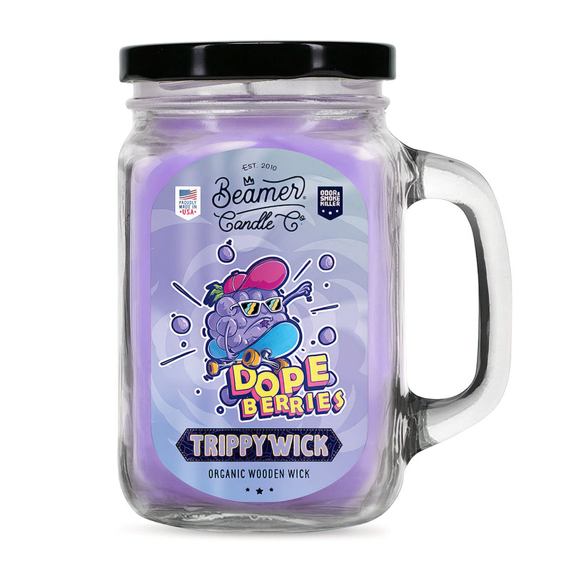 Scented Candle - TrippyWick Dopeberries (90 Hour Burn Time)