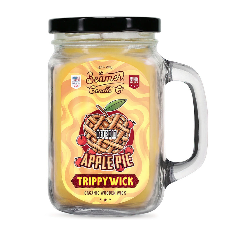 Scented Candle - TrippyWick Apple Pie (90 Hour Burn Time)