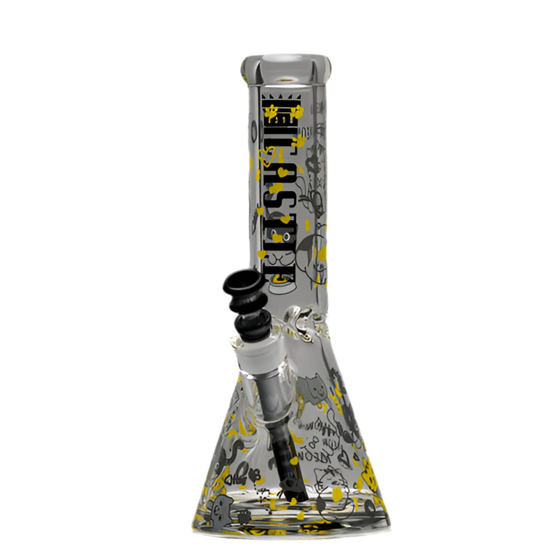 12" Beaker Bong - Kitty