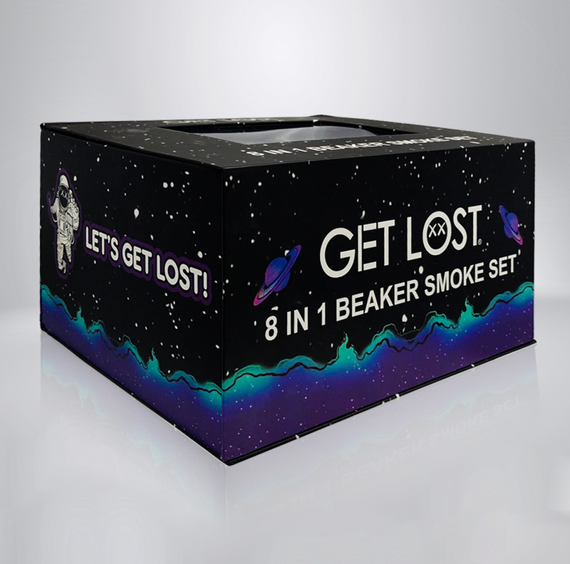 Water Pipe Gift Set - 8 in 1 - Green Lady