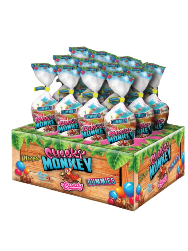 Cheeky Gummy Candy Cones - 200g - Carton of 12