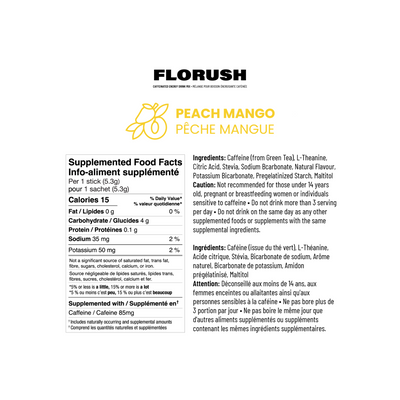 FloRush Caffeinated Drink Mix - Mixed Carton of 48