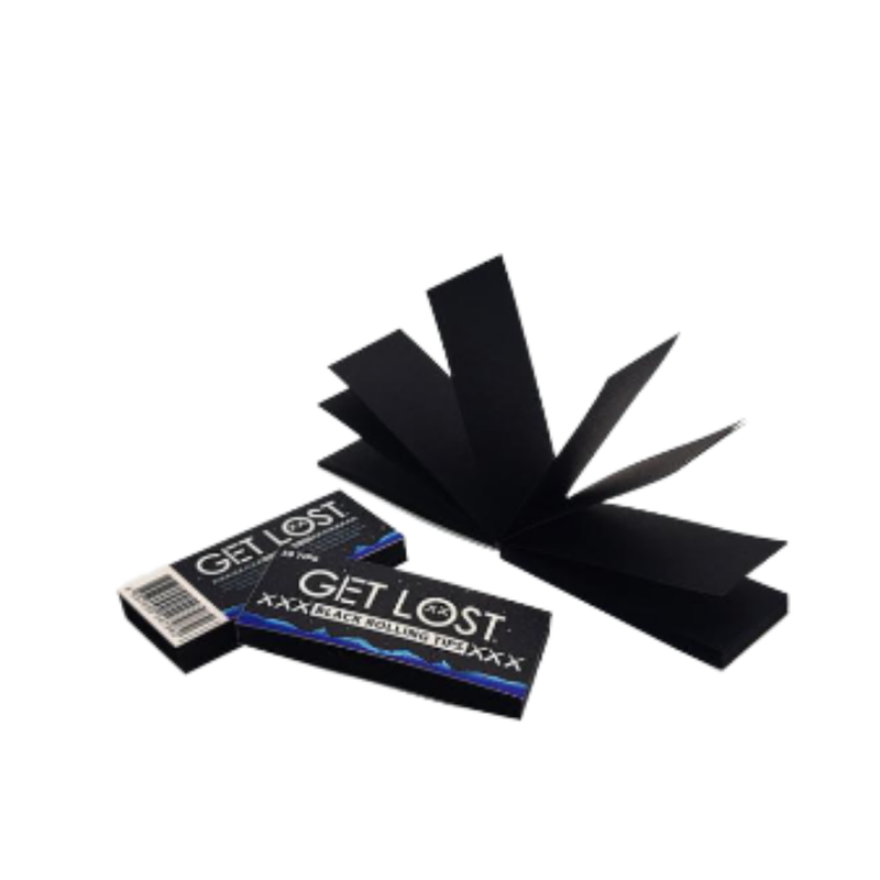 Black Rolling Tips - Pack of 50 - Carton of 24
