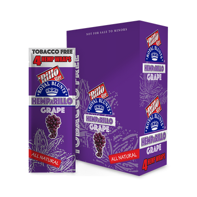 Hemparillo Wraps - Grape - Carton of 15