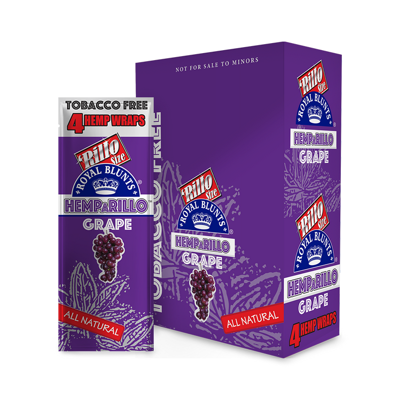 Hemparillo Wraps - Grape - Carton of 15