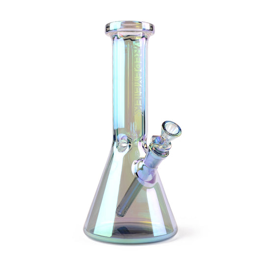 TP RED EYE TEK 10" TALL TERMINATOR HEX TOP BEAKER BONG - METALLIC GREEN