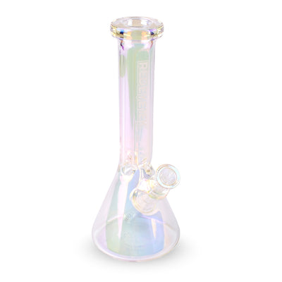 12" Tall Terminator Hex Top Beaker Tube - Rainbow Metallic