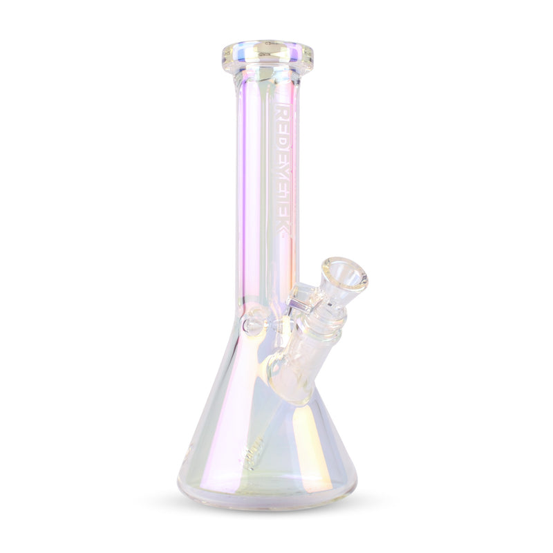 12" Tall Terminator Hex Top Beaker Tube - Rainbow Metallic