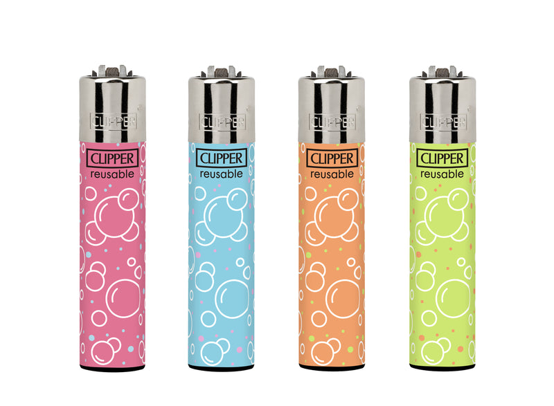 Classic Large Lighters Fancy Bubbles - Tray of 48
