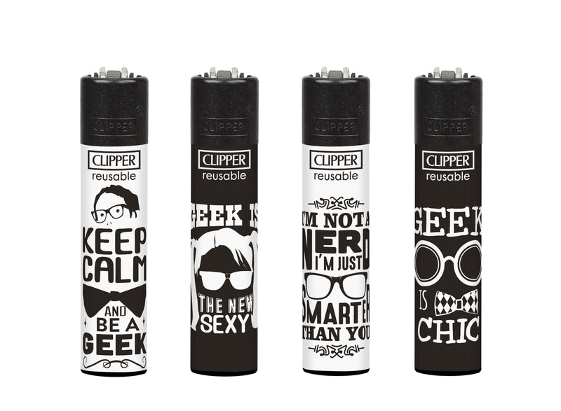 Classic Large Lighters Nerd Sentences - Tray of 48