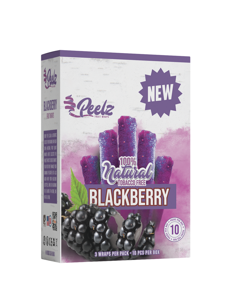 Blackberry Fruit Wrap - 3 Pack - Carton 10