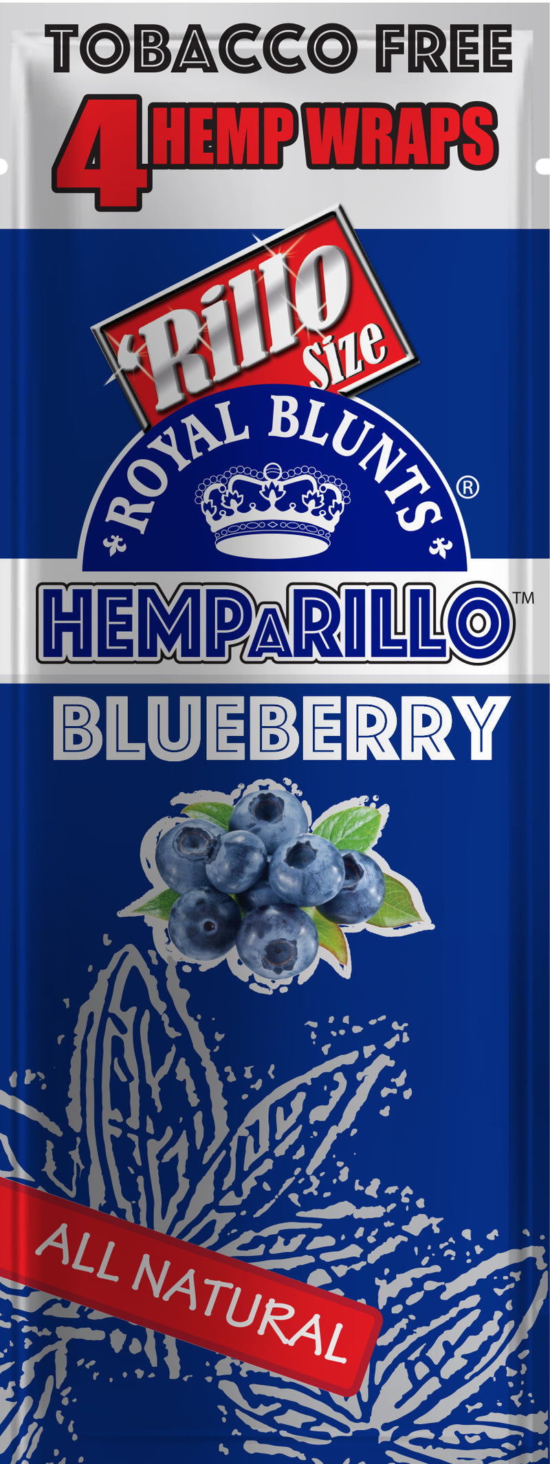 Hemparillo Wraps - Blueberry - Carton of 15