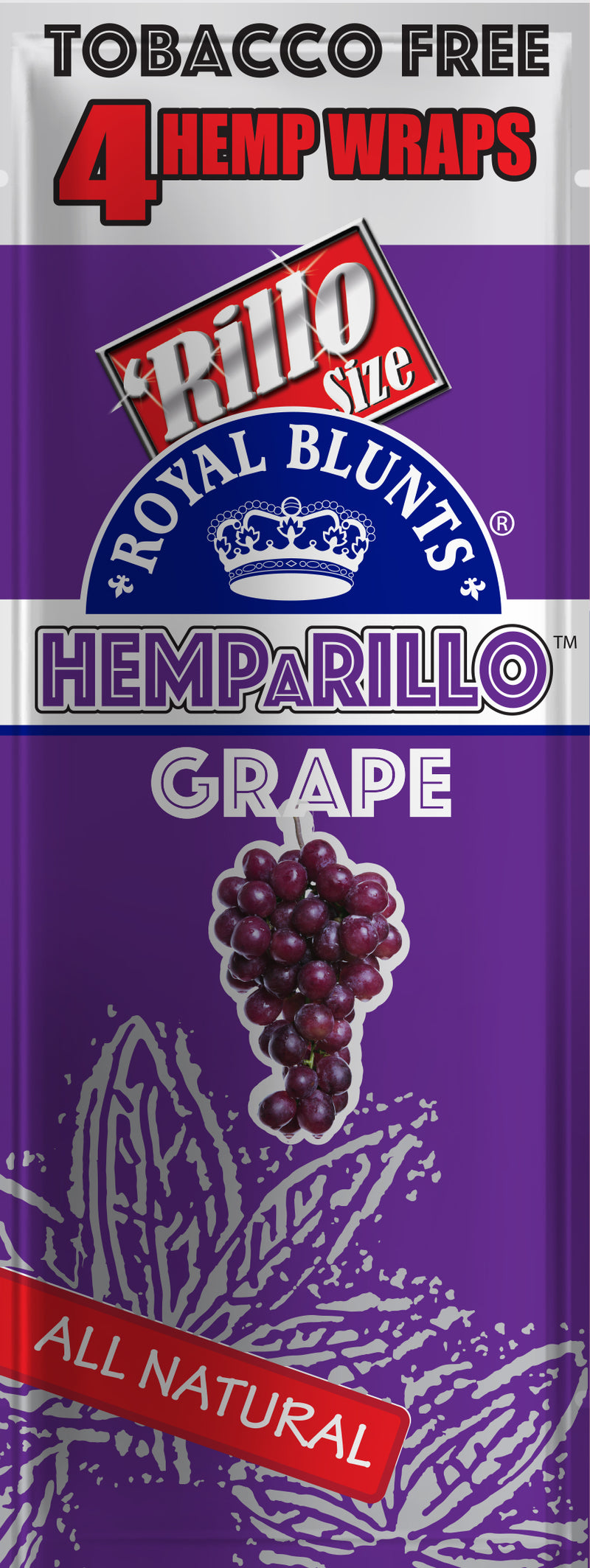 Hemparillo Wraps - Grape - Carton of 15