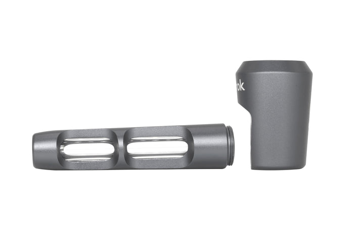 Aluminum and Glass Spoon Pipe