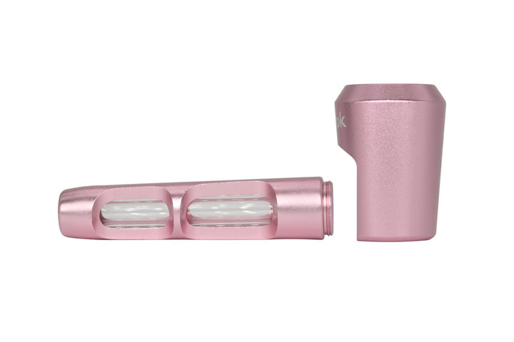 Aluminum and Glass Spoon Pipe