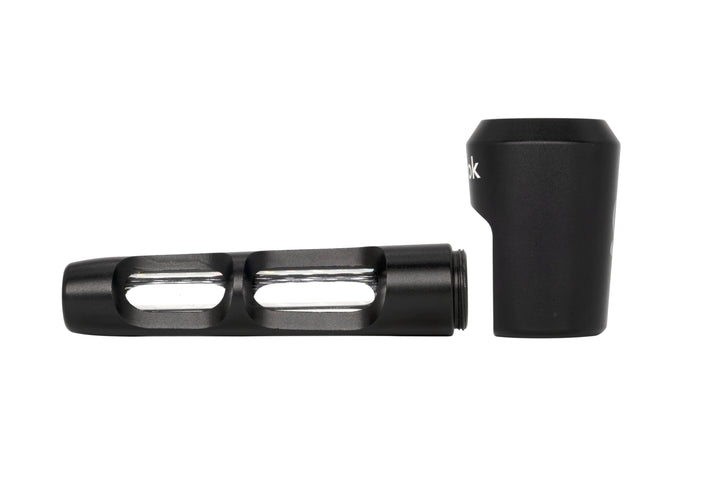Aluminum and Glass Spoon Pipe