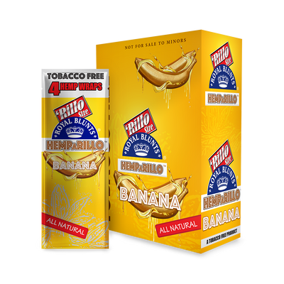 Hemparillo Wraps - Banana - Carton of 15