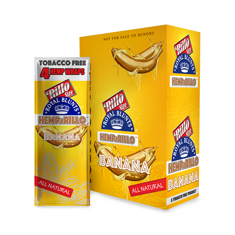 Hemparillo Wraps - Banana - Carton of 15