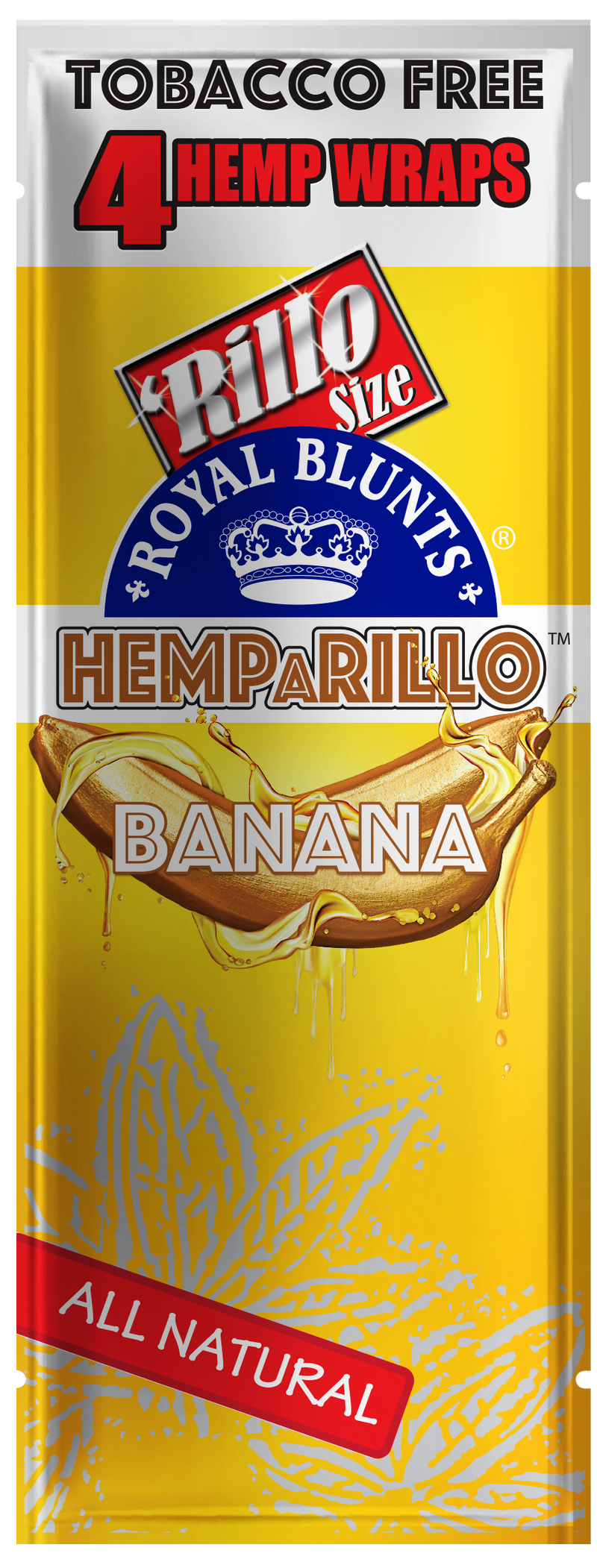 Hemparillo Wraps - Banana - Carton of 15