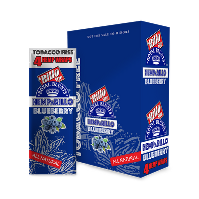 Hemparillo Wraps - Blueberry - Carton of 15