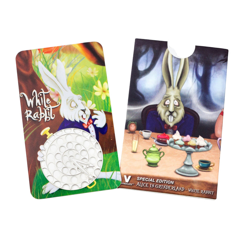 Grinder Card: White Rabbit in Grinderland