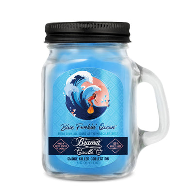 Scented Candle - Blue F*#kin' Ocean (22 Hour Burn Time)