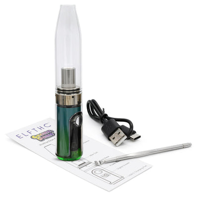 Gnome Dome Mini Vape Rig For Dabs - Teal & Green