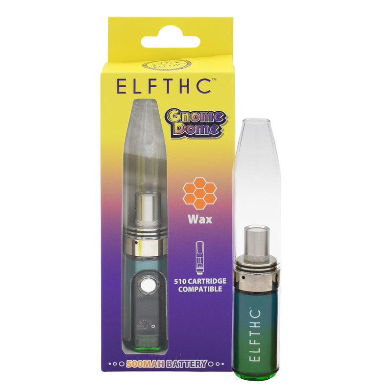 Gnome Dome Mini Vape Rig For Dabs - Teal & Green