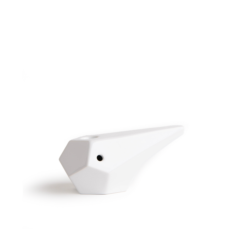 Prism Ceramic Pipe (White)