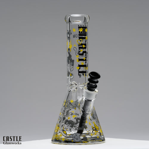 12" Beaker Bong - Kitty