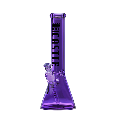 14" Beaker Bong Electroplated (Purple)
