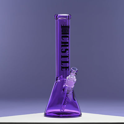 14" Beaker Bong Electroplated (Purple)