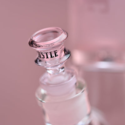 16" Beaker Bong Frosted Tube Clear