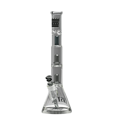 18" Beaker Bong Double Shower Head