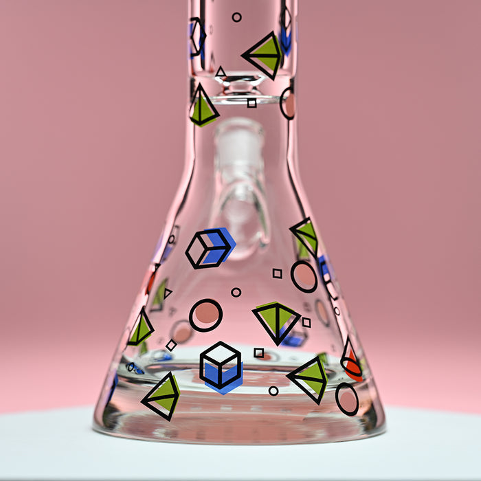 18" Shapes Beaker Bong