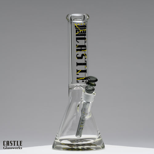Castle Glass 14" Bolt Beaker