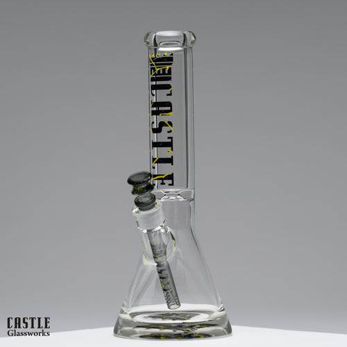 Castle Glass 14" Bolt Beaker