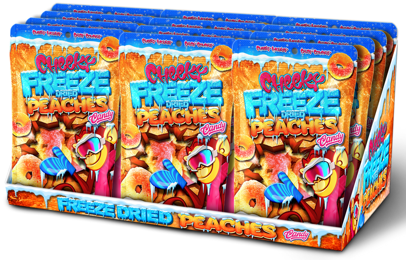 Cheeky Freeze Dried Peaches - 56g - Carton of 12