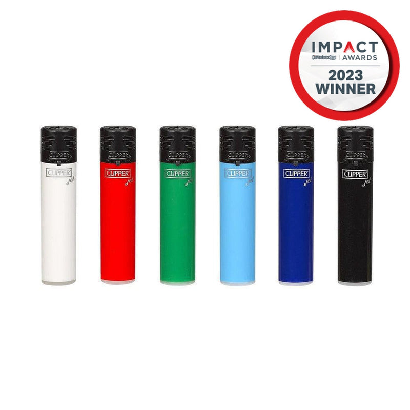 Classic Jet Flame (CKJ11) Solid Assorted colors (48 lighters)-Turning Point Brands Canada