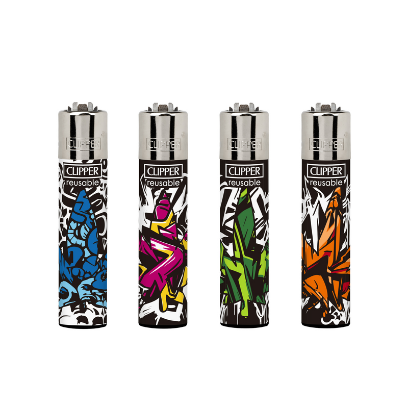 Classic Large Lighters Urban Weed - Tray of 48