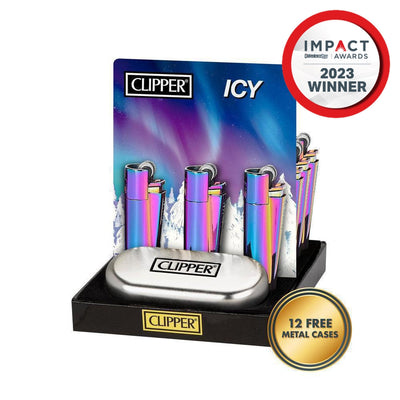 Metal Lighters Icy (12 lighters)