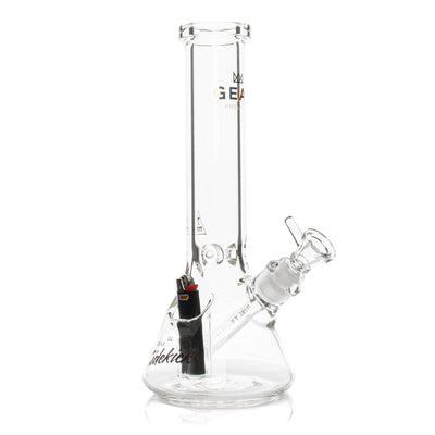 12" Tall 7mm Thick Sidekick Beaker Bong