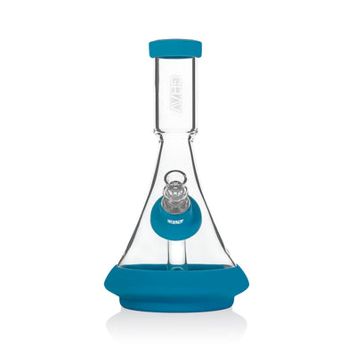 Deco Beaker Base Bong With Silicone Covers (Blue)