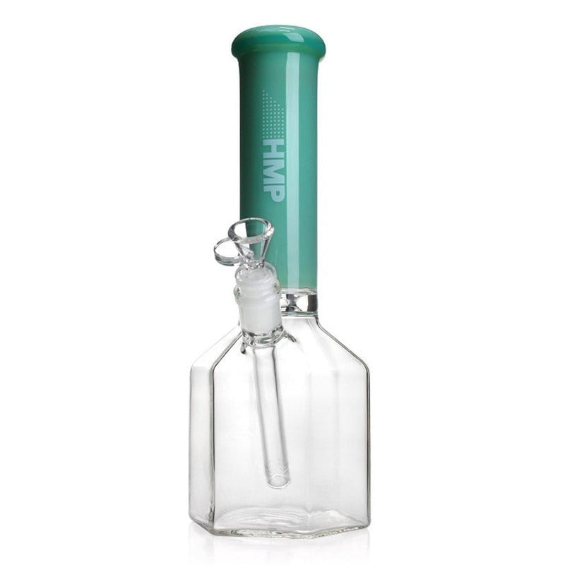 12" Heavy Duty Hexagon Base Bong (Green)