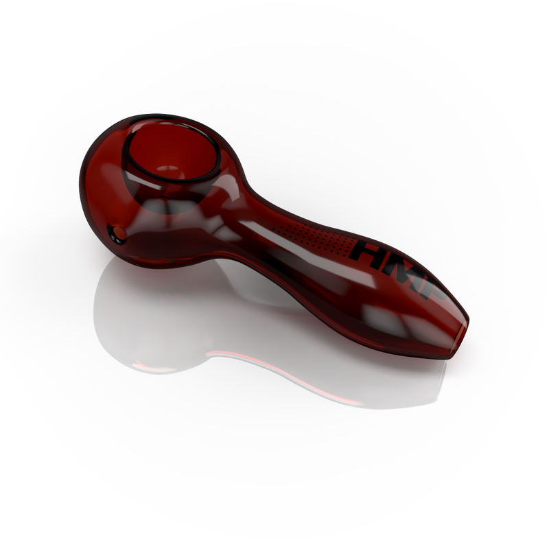 4" Glass Spoon - Burnt Orange