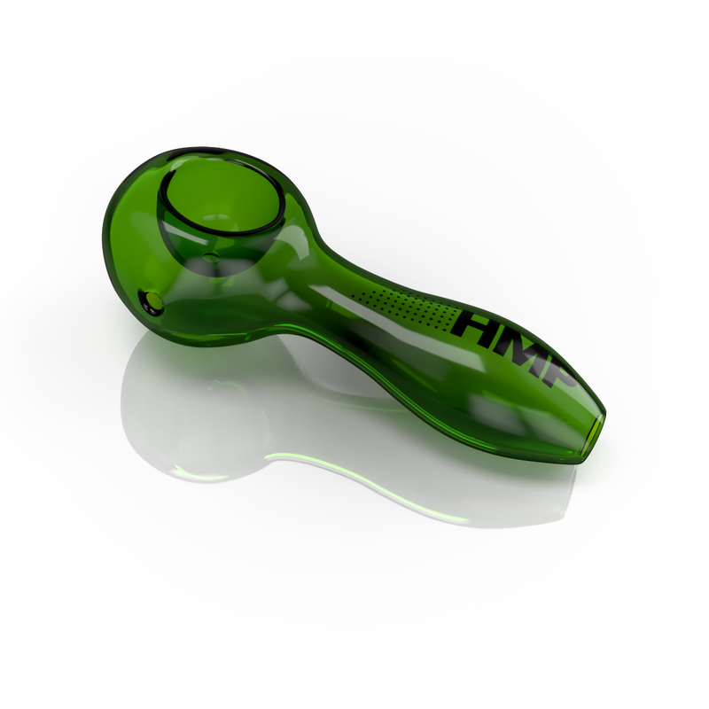 4" Glass Spoon - Green
