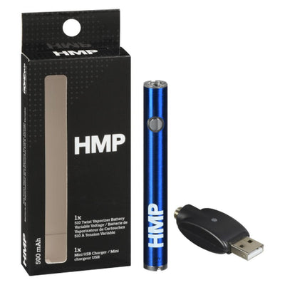 HMP Powered By HoneyStick - 510 Thread Variable Voltage Twist (Blue)-Turning Point Brands Canada